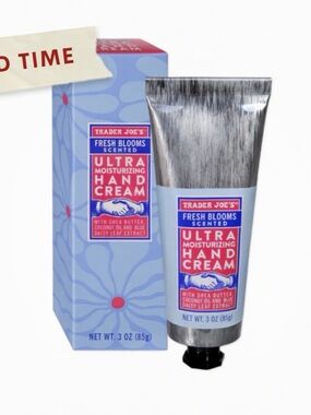 2 Pack Trader Joe's Fresh Blooms Hand Cream 🌸 Ultra Moisturizing Shea Butter 3oz
